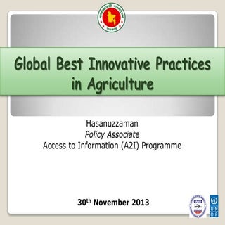 Innovation Workshop: Global Best In...
