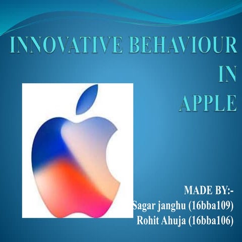 Innovative behaviour of apple