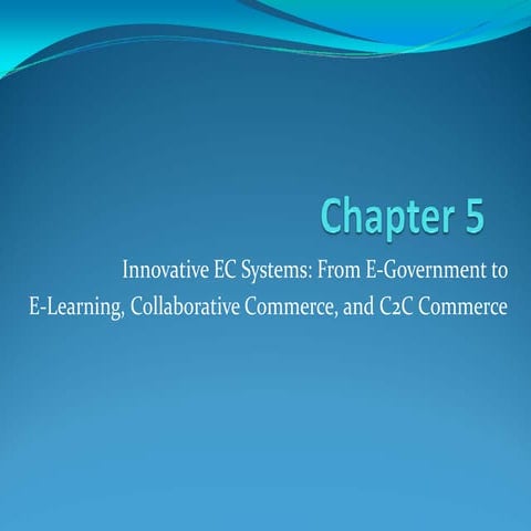 Innovative ec systems from e government to e-learning, collaborative ...