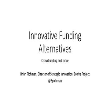 Innovative Funding Alternatives - Wyoming Steam Conference