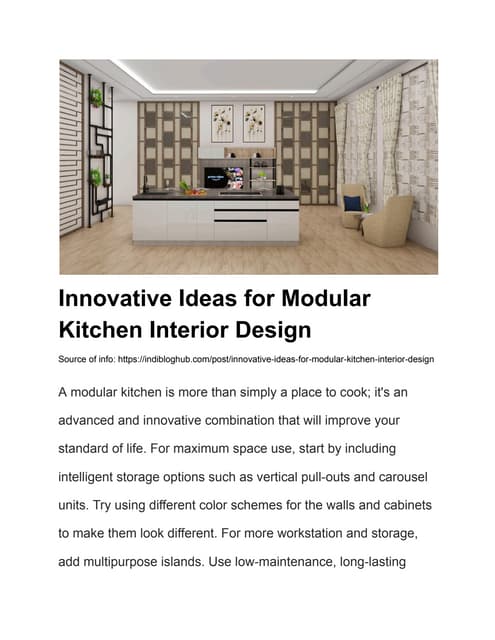 Modular kitchen Regalo kitchens | PDF