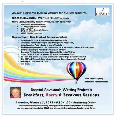 Innovative Ideas in Literacy Conference flyer