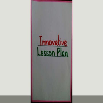 Innovative Lesson