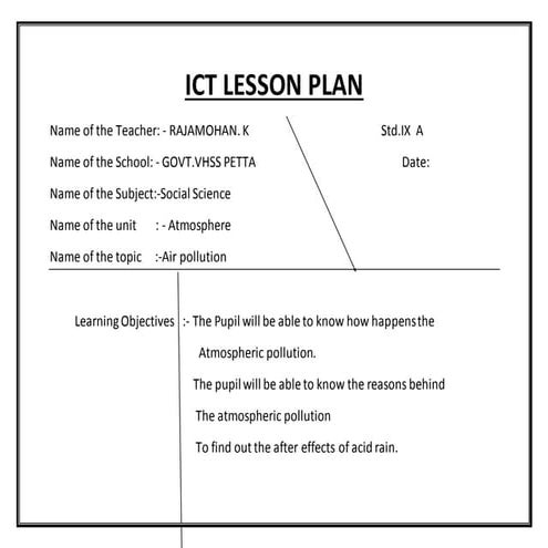Innovative lesson plan.raja mohan .k fmtc mylapure.