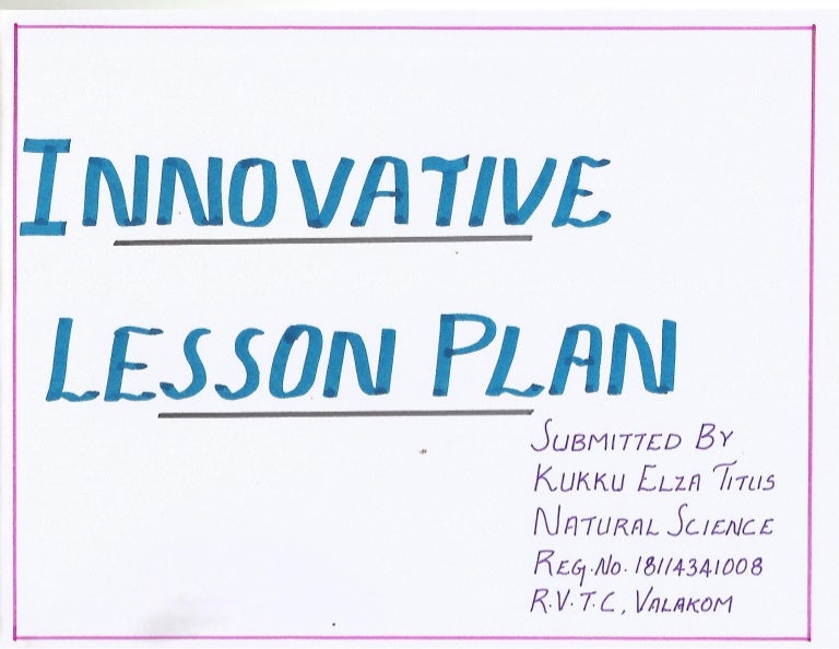 innovative-lesson-plan