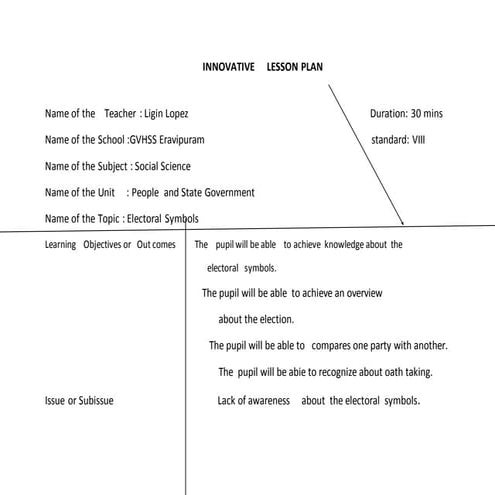 Ict lesson plan | DOCX