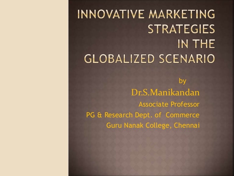 Innovative Marketing Strategies For St
