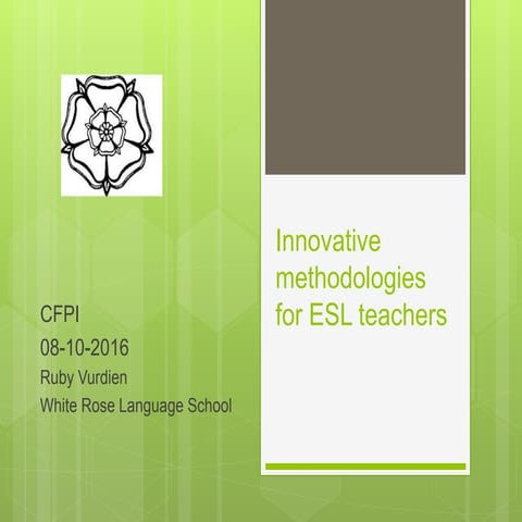 Innovative methodologies for_esl_teachers_-_ruby