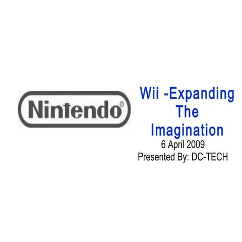 Innovative Performance of Nintendo