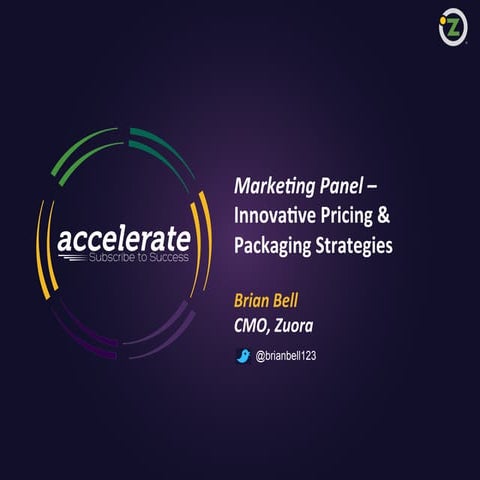 Innovative Pricing & Packaging Strategies (Accelerate East)