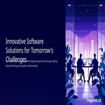 Innovative Software Solutions for Tomorrow’s Challenges | Enterprise-Ready Apps