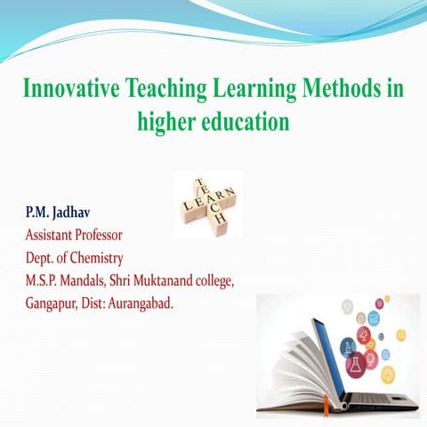 Innovative teaching learninig methods
