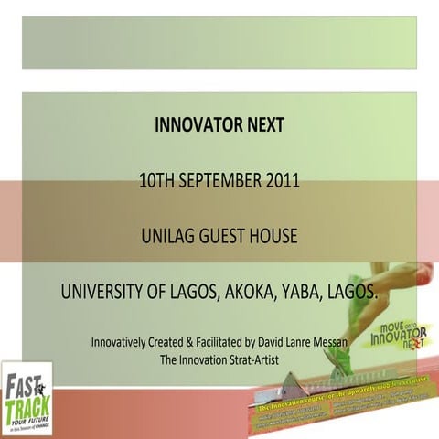 Innovator next presentation