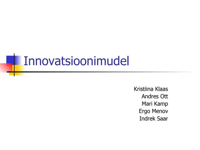Innovatsioonimudel