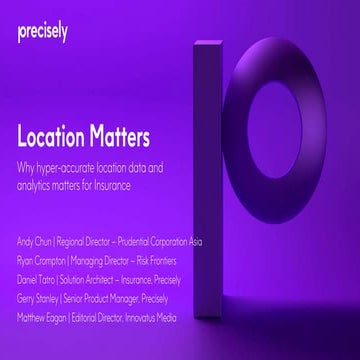 Location Matters: Why hyper-accurate location data and analytics matters for ...