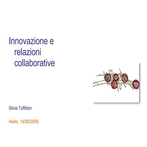 Innovazione E Relazioni Collaborative