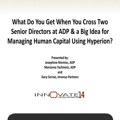 What Do You Get When You Cross Two Senior Directors at ADP & a Big Idea for M...