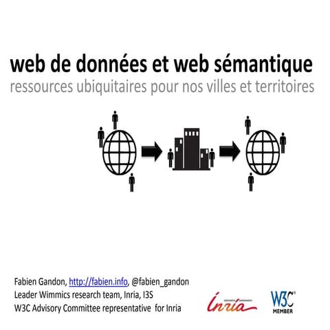 Innvovative cities: web de données et web sémantique, ressources ubiquitaires...