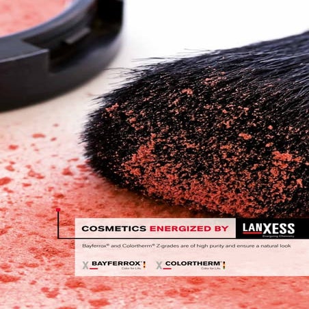 Inorganic pigments for decorative cosmetics