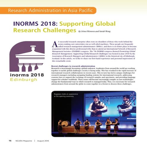 INORMS2018 recap