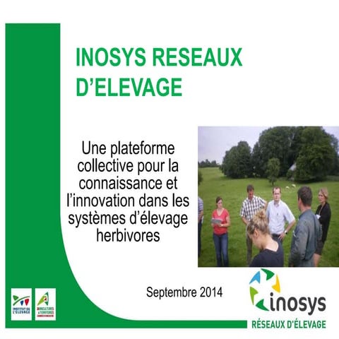 INOSYS Réseaux d'élevage : Une plateforme collective pour la ...