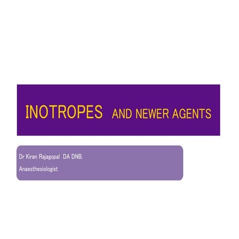 Inotropes