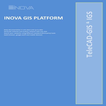 INOVA GIS Platform - TeleCAD-GIS & IGS (2018)
