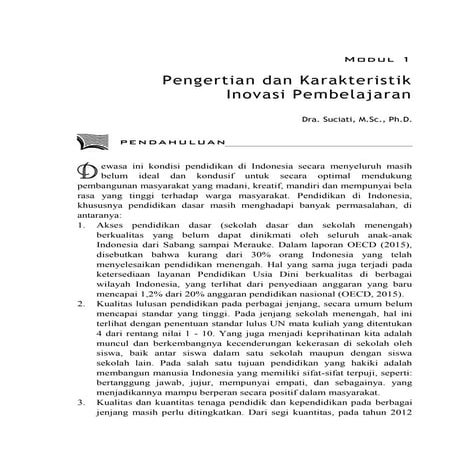 Inovasi Dan Kreativitas Guru Dalam Pembelajaran | PDF