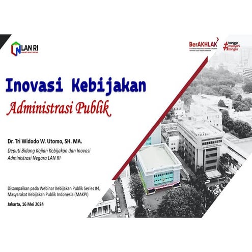 Inovasi Kebijakan dalam Administrasi Publik | PDF
