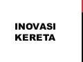 Inovasi kereta