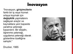 İnovasyon Drucker’ın İnovasyon Metodolojisi