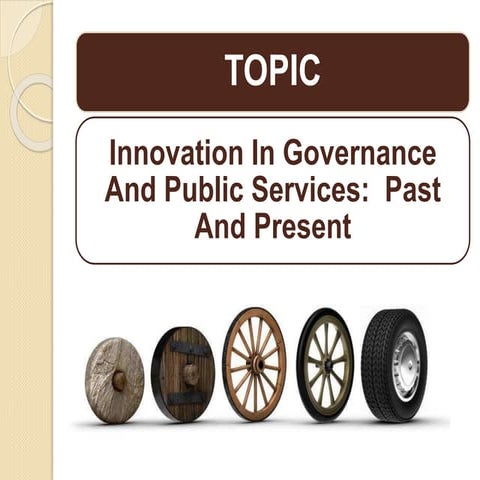 Innovation in governance ppt