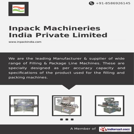 Inpack Machineries India Private Limited, Mumbai, Filling Machine