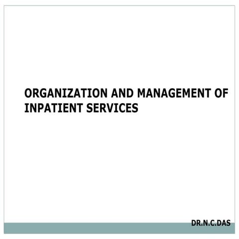 Inpatient services