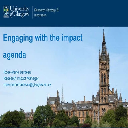 Engaging with the Impact Agenda