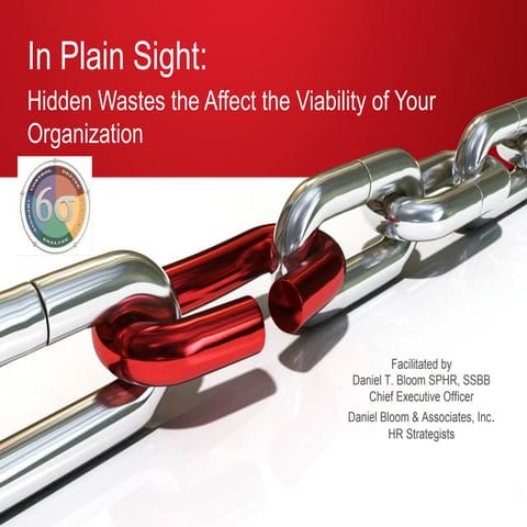 In Plain Sight: Hidden Wastes that Jeopardize your organization
