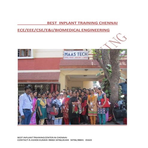 BEST INTERNSHIP TRAINING FOR ENGINEERING STUDENTS-CHENNAI-ECE/E&I/BIOMEDICAL/CSE