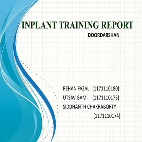 Doordarshan Implant Training Report