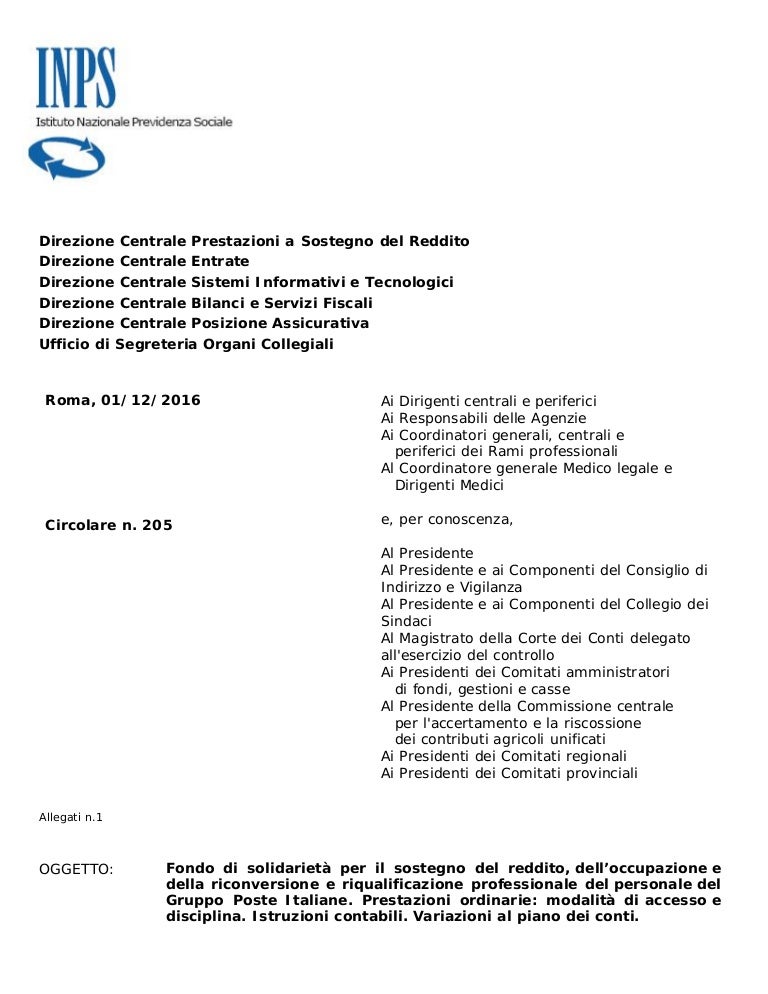 Lettera sollecito pratica inps