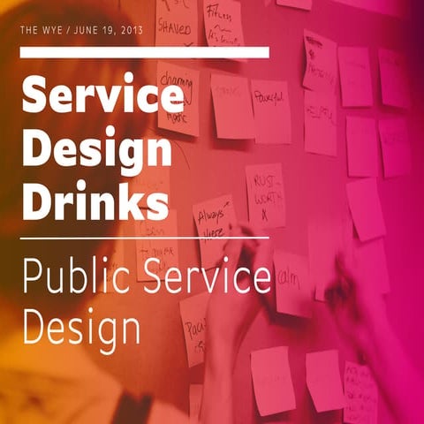 Public Service Design / Service Design Drinks Berlin