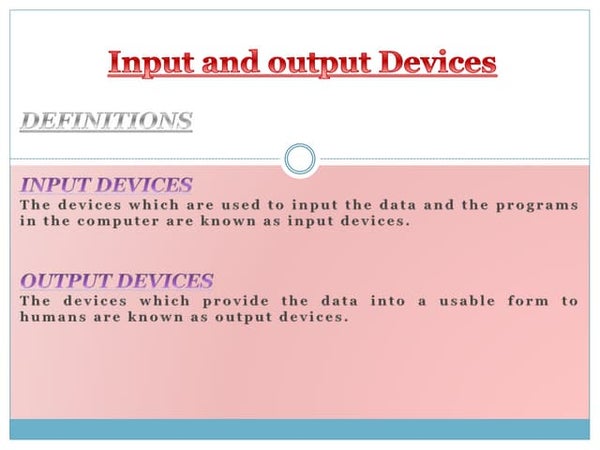 Computer Systems - Input, Process, Output