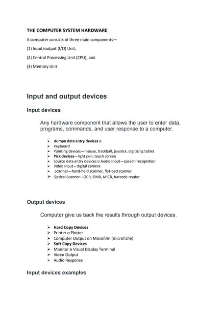Cad cam input output devices | PPT