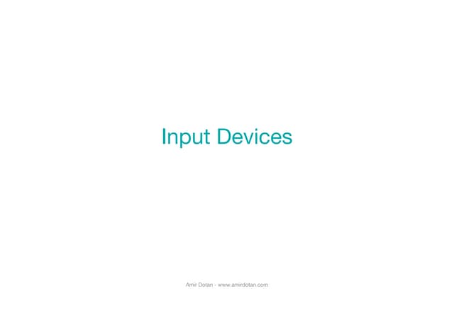 Input devices