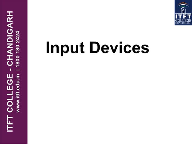 itft-Input devices