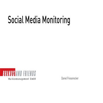 Social Media Monitoring