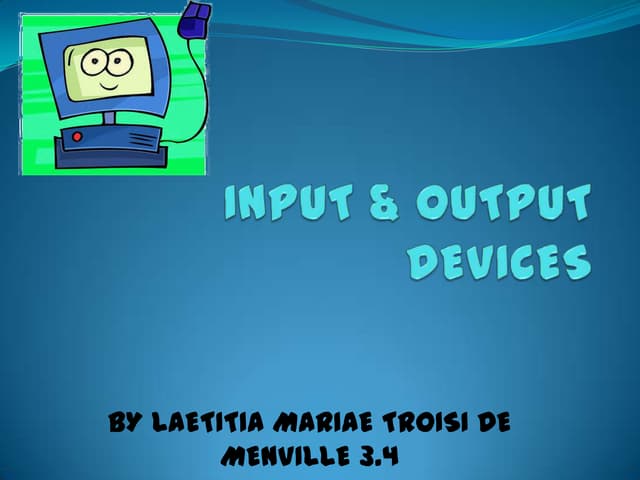Input & output   letizia troisi de menville