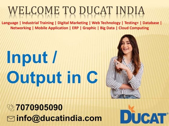 Input output in c