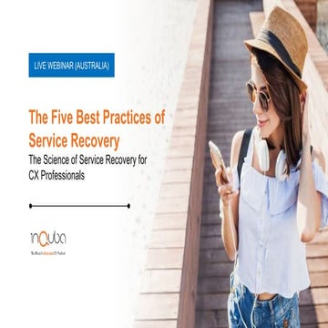 inQuba: The Five Best Practices of Service Recovery