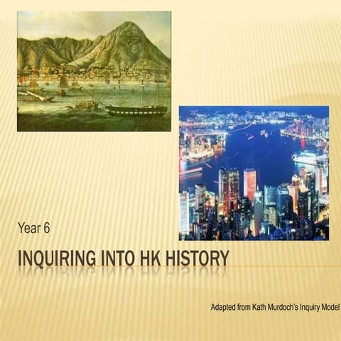 Inquiring into HK History