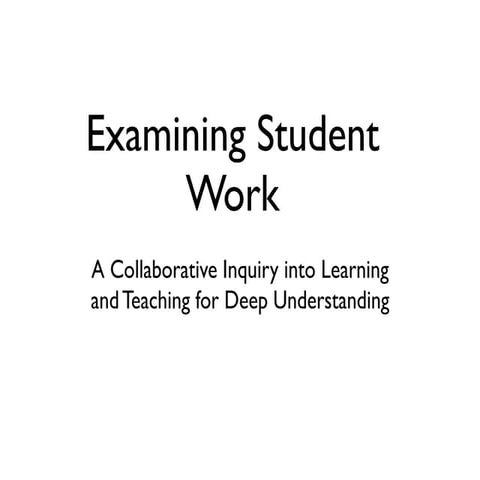 Inquiring Into Teaching and Learning